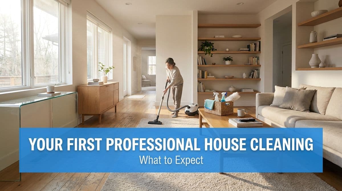 Blog post Your First Professional House Cleaning: What to Expect image