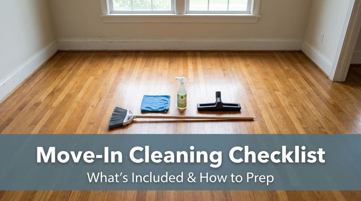 Featured post - Move-In Cleaning Checklist: What’s Included & How to Prep