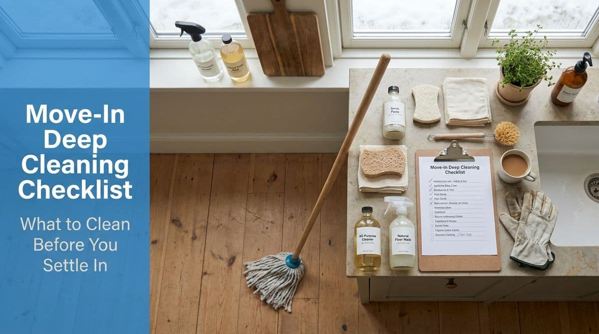 Blog post Move-In Deep Cleaning Checklist for Your New Home image