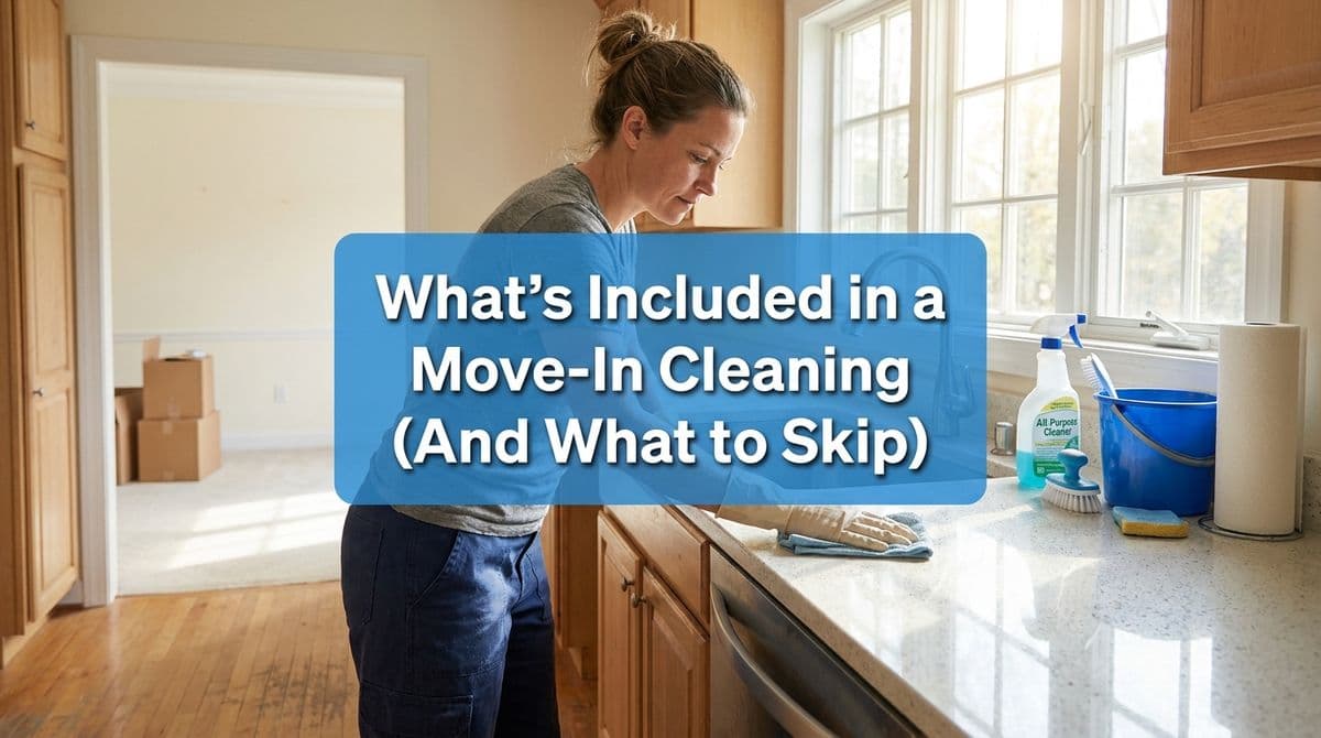 What’s Included in a Move‑In Cleaning (And What to Skip) image