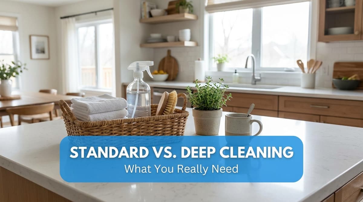 Standard vs. Deep Cleaning: What You Really Need image