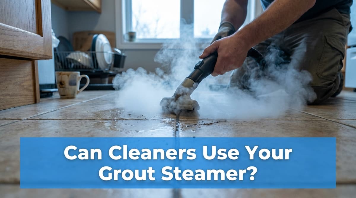 Featured post - Can Cleaners Use Your Grout Steamer and Tools?